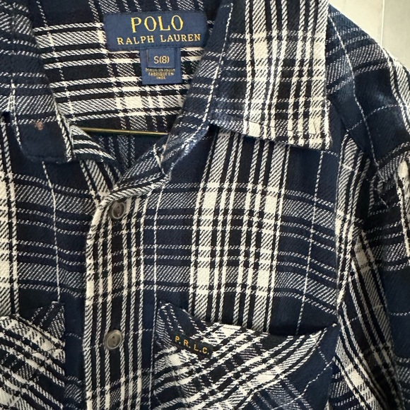 Polo Ralph Lauren Good quality flannel boys top size 8 - Picture 4 of 4